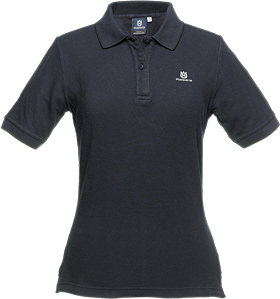 Polo shirt, navy - Lady in the group Forest and Garden Products / Husqvarna Protective clothing/equipment / Workwear / Accessories at Gräsklipparbutiken (1016379)