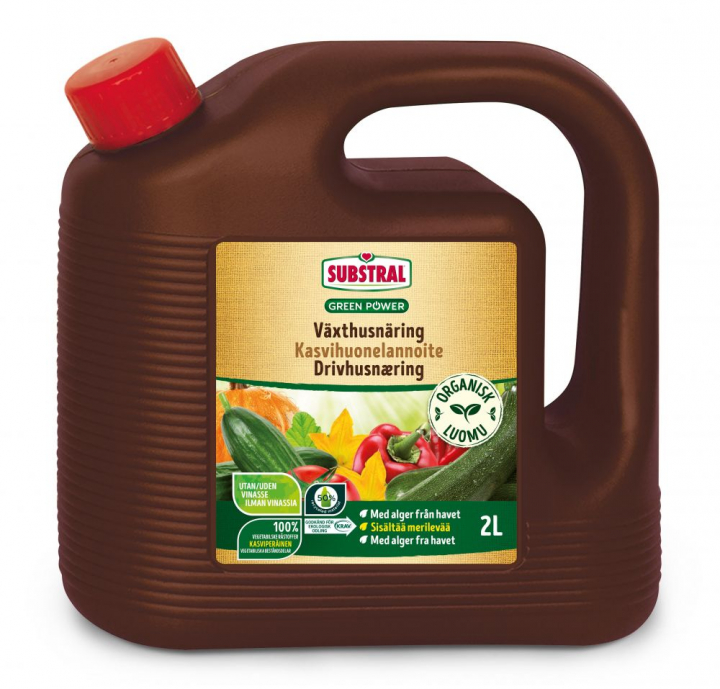 Substral Organic Greenhouse Nutrition 2L 41955 in the group Lawn care / Cultivation at Gräsklipparbutiken (41955)