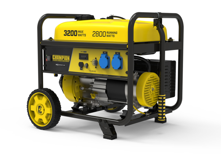 Champion 3200 Watt Generator in the group Forest and Garden Products / Power stations / Champion Power Generators / Champion Power Generators at Gräsklipparbutiken (500559-EU-SC)