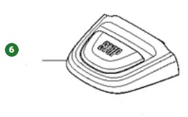 Stop Button 5019257-01 in the group  at Gräsklipparbutiken (5019257-01)