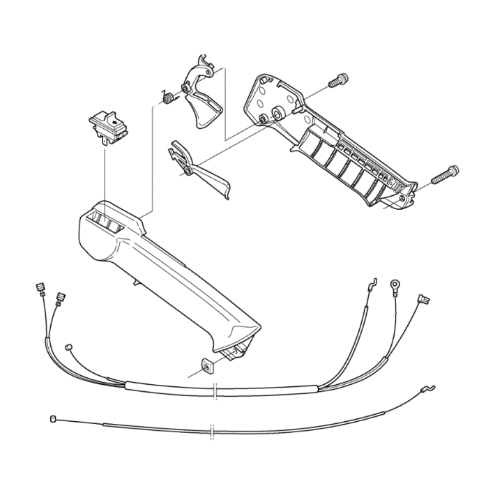 Throttle handle set in the group at Gräsklipparbutiken (5021958-17)