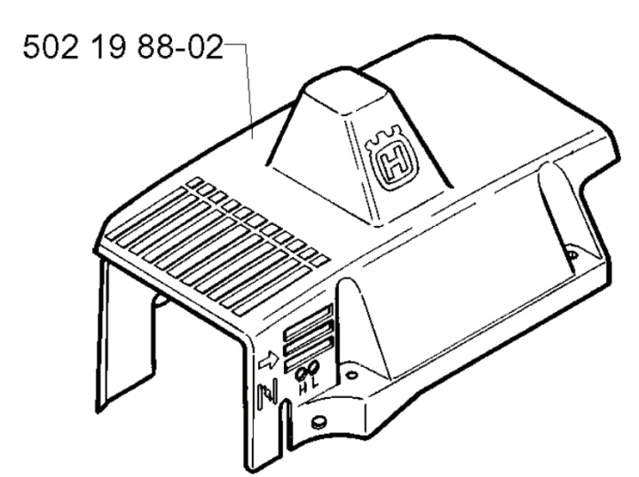 Cylinder Cover 5021988-02 in the group at Gräsklipparbutiken (5021988-02)