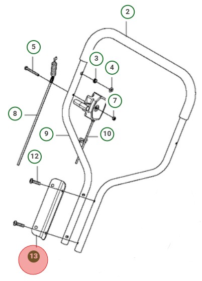 Plate For Ovanhtg, Pro 03 -> 5033117-01 in the group  at Gräsklipparbutiken (5033117-01)