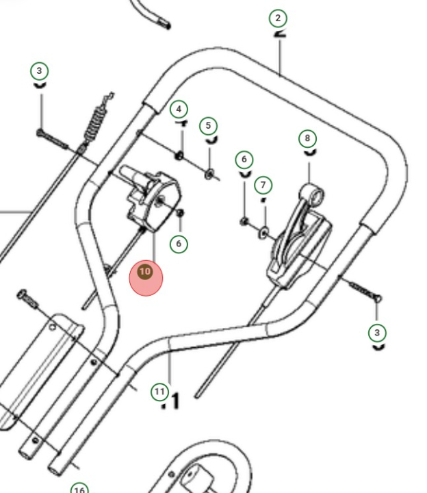 Throttle Control 5033127-02 in the group  at Gräsklipparbutiken (5033127-02)