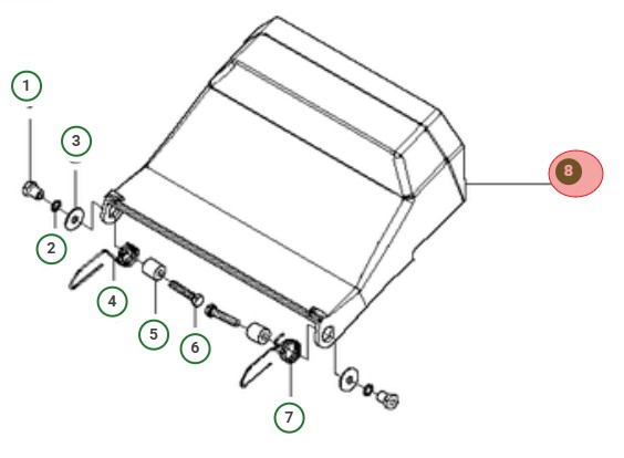 Protective Cover, Black, Cobra 5033254-01 in the group at Gräsklipparbutiken (5033254-01)