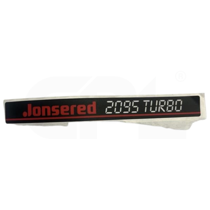Decal Jonsered 2095 Turbo in the group at Gräsklipparbutiken (5036889-01)