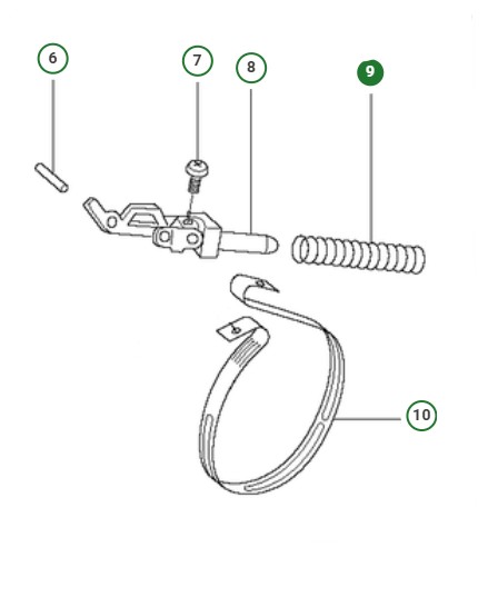 Brake spring in the group  at Gräsklipparbutiken (5037171-01)