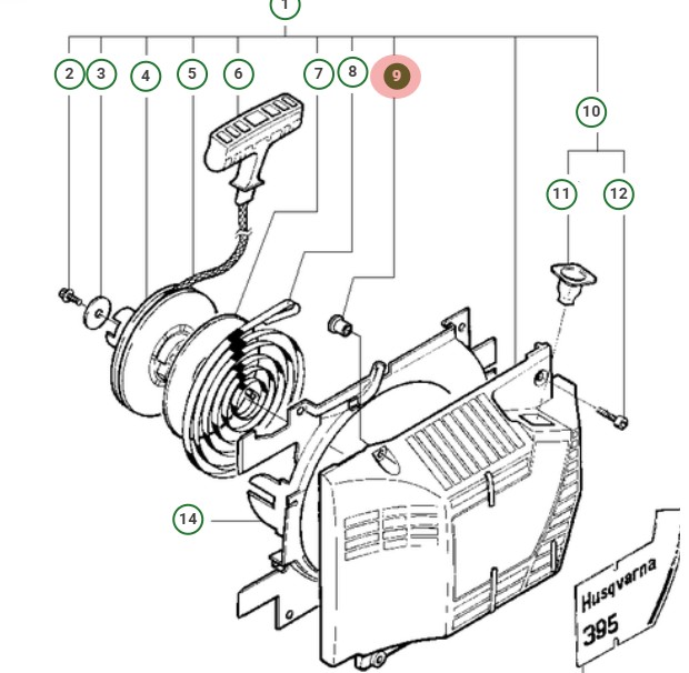 Socket 5038420-01 in the group  at Gräsklipparbutiken (5038420-01)