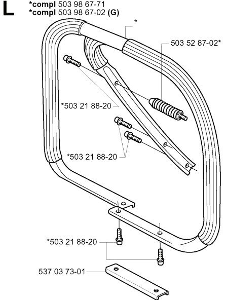 Handle Around (G) 5039867-02 in the group  at Gräsklipparbutiken (5039867-02)