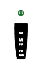 Decal Starter Jonsered CC2245, FC2245, FC2255, FC2256 in the group at Gräsklipparbutiken (5040614-01)