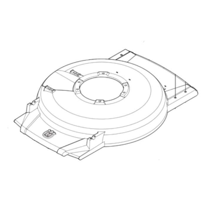 Chassis 48 cm/19inch Husqvarna orange in the group  at Gräsklipparbutiken (5054387-08)