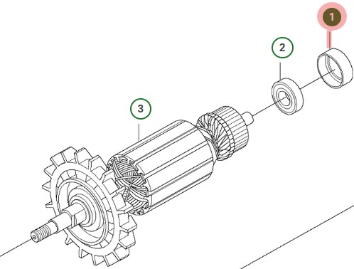 Rubber Bushing 5055303-14 in the group  at Gräsklipparbutiken (5055303-14)