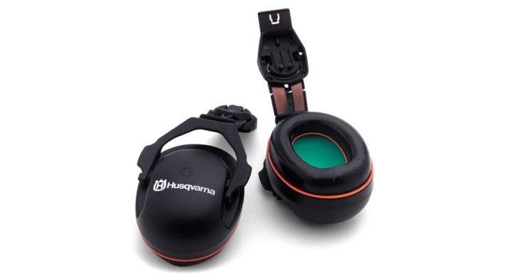 Ear Defenders, fitted on Husqvarna helmets in the group Forest and Garden Products / Husqvarna Protective clothing/equipment / Protective Accessories at Gräsklipparbutiken (5056653-25)
