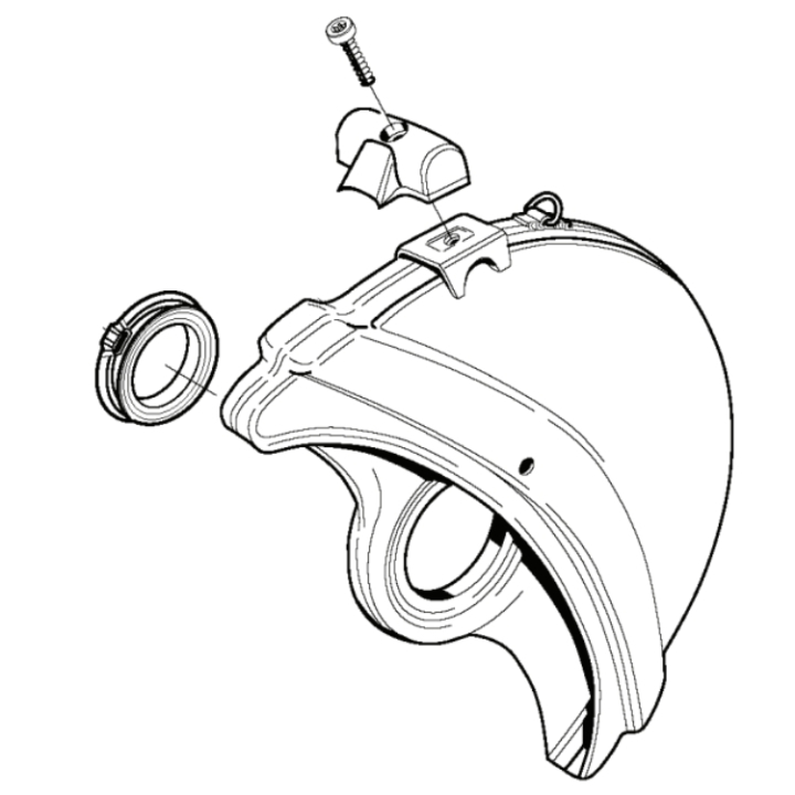 Blast protection Kpl Chrome 12 in the group  at Gräsklipparbutiken (5063405-01)