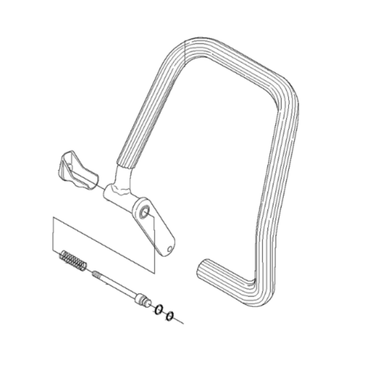 Handle assembly in the group at Gräsklipparbutiken (5063572-04)
