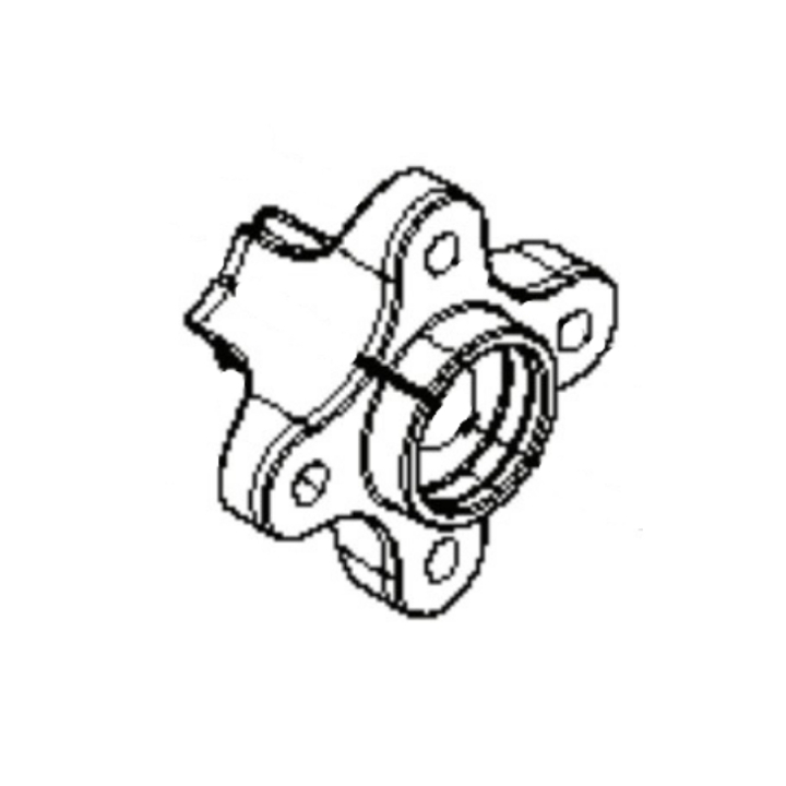 Hub, Rear wheel (Incl. Bolt) in the group  at Gräsklipparbutiken (5068900-01)