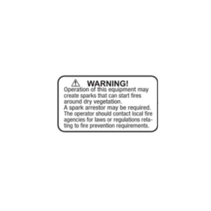 Warning Spark arrester net Us 5229286-02 in the group  at Gräsklipparbutiken (5229286-02)