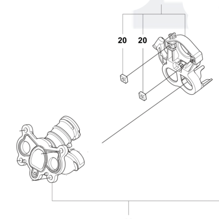 Inlet Pipe Assy Raven Standard 5311107-01 in the group  at Gräsklipparbutiken (5311107-01)