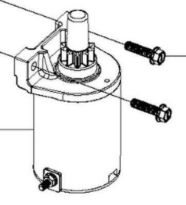 Starter Motor in the group  at Gräsklipparbutiken (5311471-30)