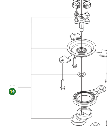 Bearing Ring Coarse Cut 5311957-02 in the group  at Gräsklipparbutiken (5311957-02)
