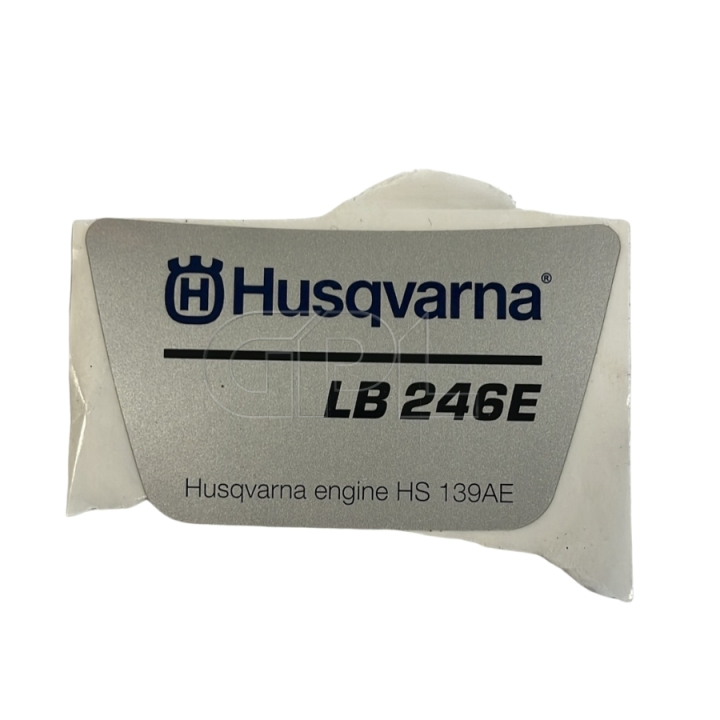 Decal Husqvarna LB246E in the group  at Gräsklipparbutiken (5312408-02)