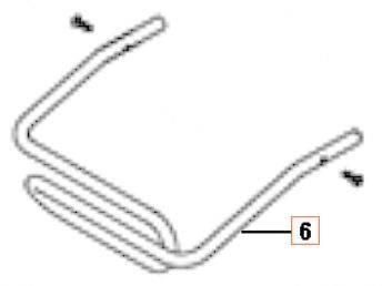 Reel Hose Guide Hose Guide 5312776-01 in the group  at Gräsklipparbutiken (5312776-01)