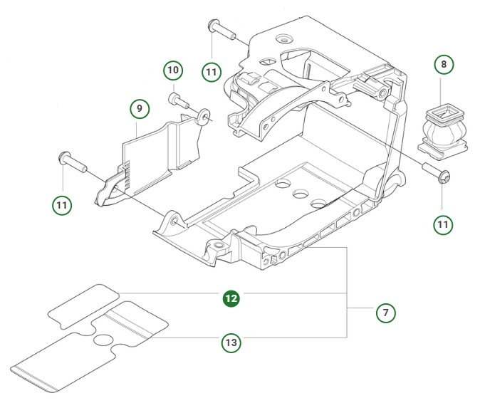 Heat Deflector Cylinder Cover in the group  at Gräsklipparbutiken (5314099-01)