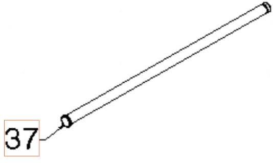 Bearing Pin 5324026-52 in the group  at Gräsklipparbutiken (5324026-52)