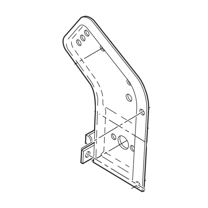 Handle Bracket 5324260-61 in the group at Gräsklipparbutiken (5324260-61)