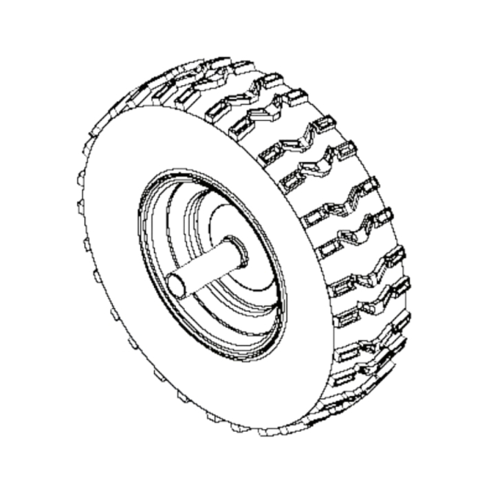 Wheel 5324363-49 in the group  at Gräsklipparbutiken (5324363-49)