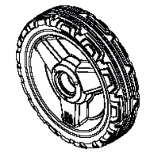 Wheel 5324421-20 in the group at Gräsklipparbutiken (5324421-20)