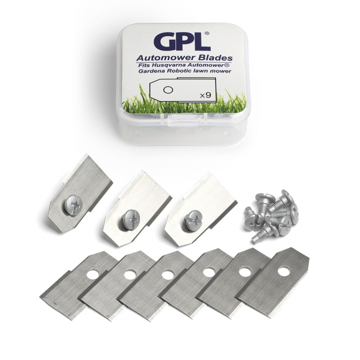 Blade kit - Automower 9pcs in the group Robotic Lawn Mowers / Accessories robotic lawn mower at Gräsklipparbutiken (5351387-019)