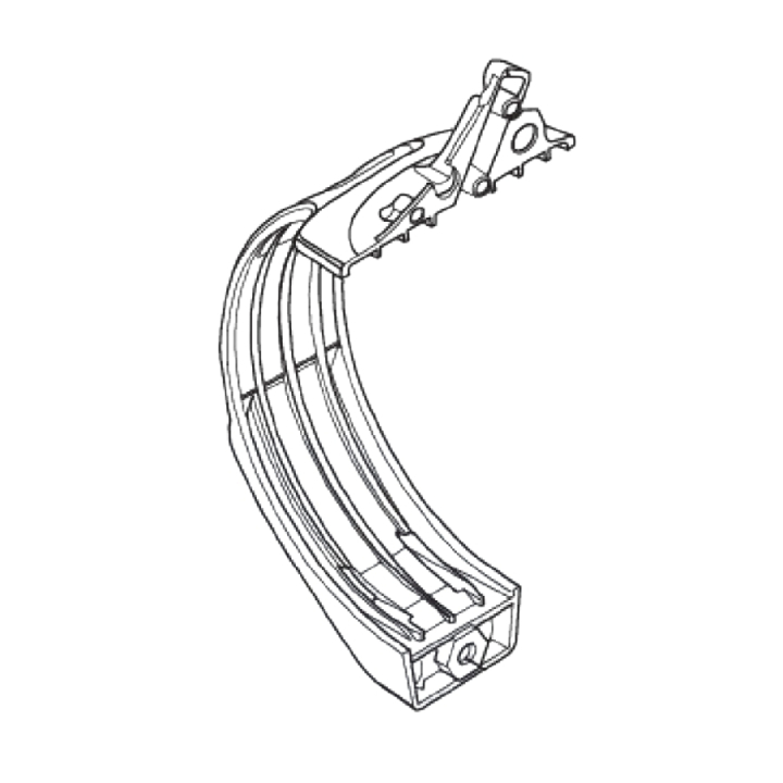 Handle holder left, D130 husqv in the group at Gräsklipparbutiken (5352897-01)