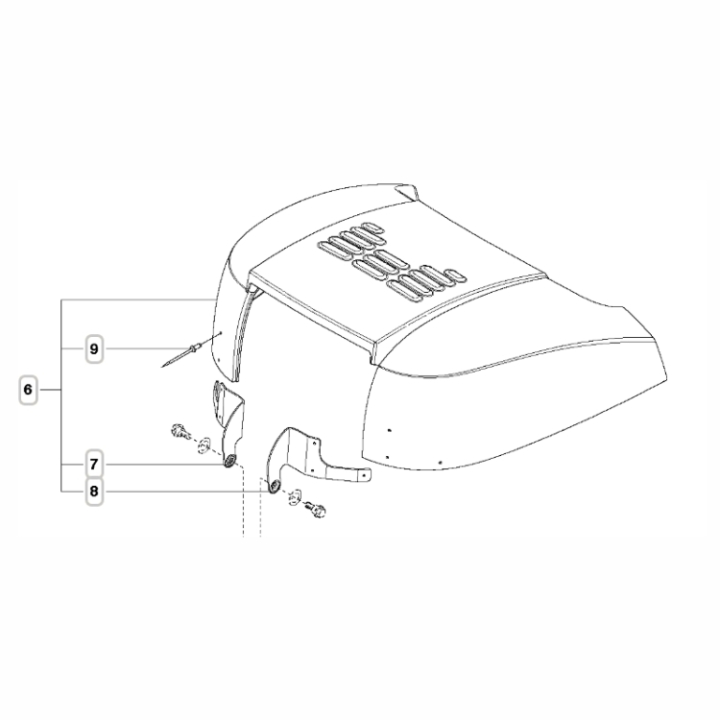 Hood 5354190-06 in the group  at Gräsklipparbutiken (5354190-06)