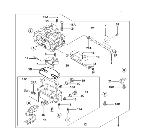 Carburetor 5354664-31 in the group at Gräsklipparbutiken (5354664-31)