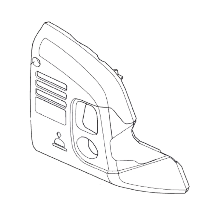 Cover air intake, Husqvarna in the group at Gräsklipparbutiken (5355076-01)