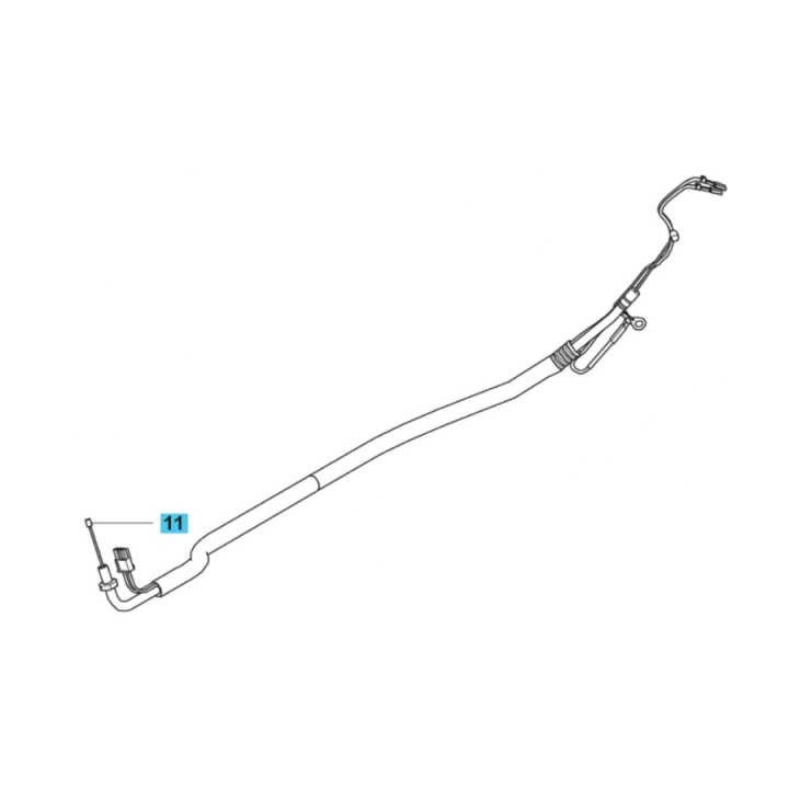 Throttle cable assembly throttle w in the group  at Gräsklipparbutiken (5356603-01)