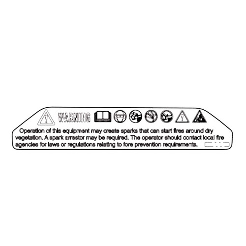 Decal Warning, T540Xp Mark3! in the group at Gräsklipparbutiken (5360309-01)