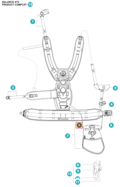 Band Pullstrap Xt2 Assy in the group  at Gräsklipparbutiken (5363736-01)