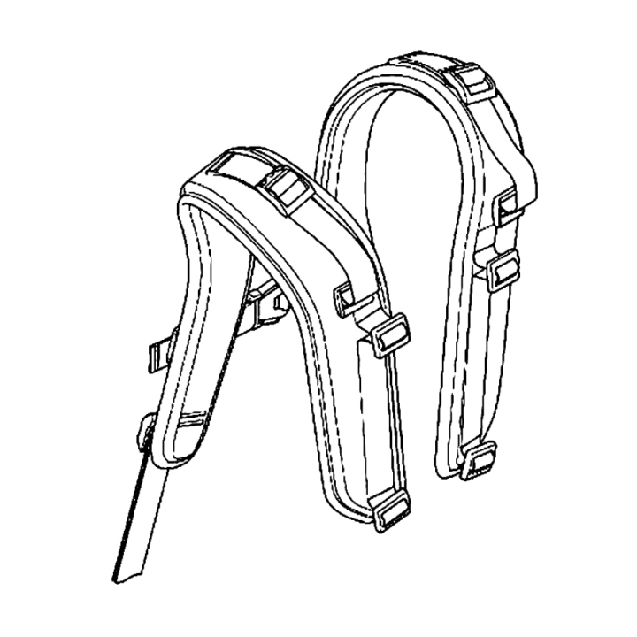 Harness assembly shoulder strap hv in the group at Gräsklipparbutiken (5364582-01)