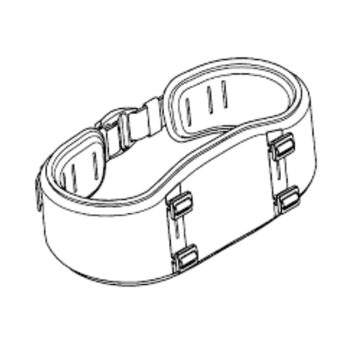 Waist-belt waist belt assembly hva in the group at Gräsklipparbutiken (5364595-01)