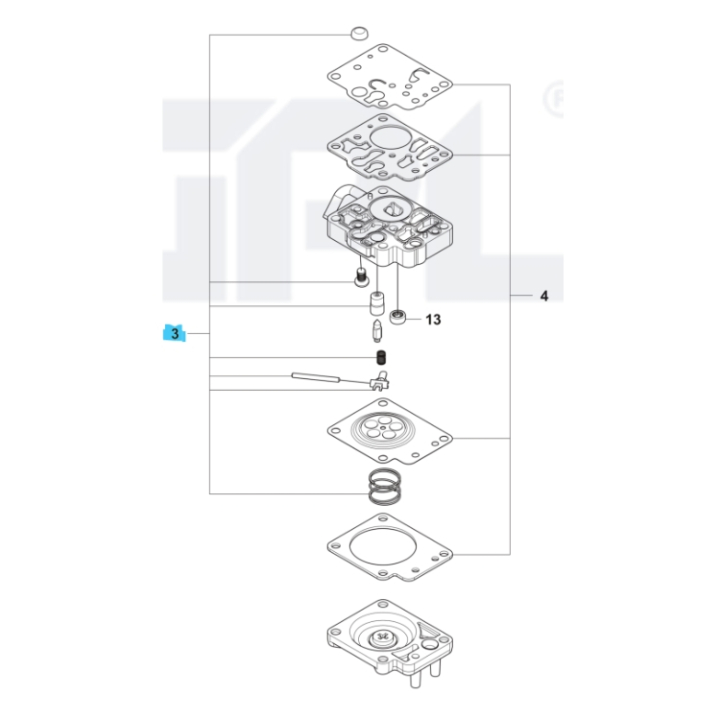 Pump repair kit in the group  at Gräsklipparbutiken (5366907-01)