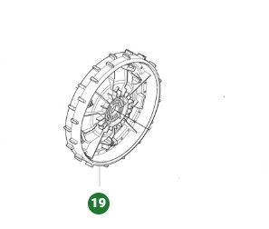 Drive wheel Gardena Sileno Max, Sileno Free in the group  at Gräsklipparbutiken (5368017-01)