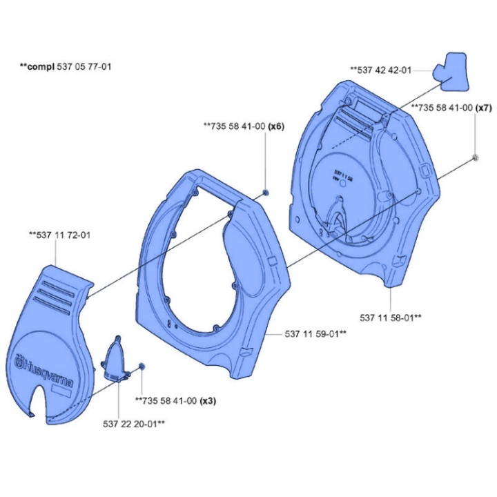 Cover Kpl 5370577-01 in the group  at Gräsklipparbutiken (5370577-01)