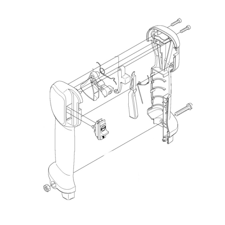Handle system Kpl 5374245-14 in the group at Gräsklipparbutiken (5374245-14)