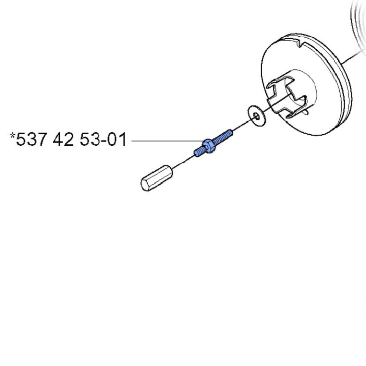 Screw 5374253-01 in the group  at Gräsklipparbutiken (5374253-01)