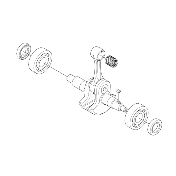 Crankshaft kit 590BTS/BFS in the group at Gräsklipparbutiken (5376372-01)