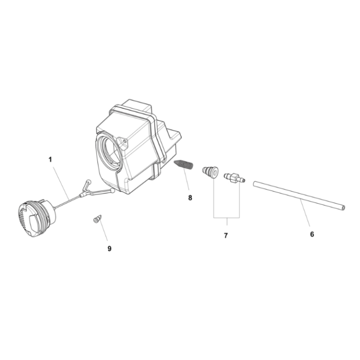Tank Assy 240I Servicer Parts 5386310-01 in the group  at Gräsklipparbutiken (5386310-01)