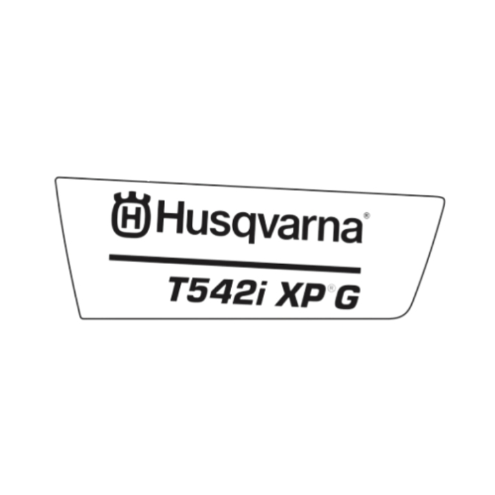 Decal Product T542Ixpg No 5388371-04 in the group Spare parts Husqvarna T542i XPG at Gräsklipparbutiken (5388371-04)