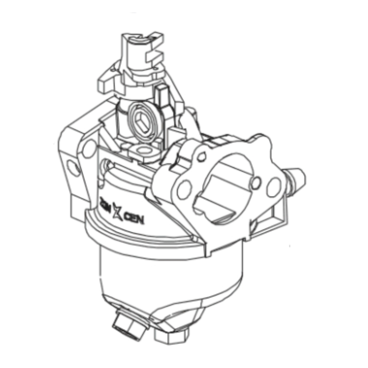 Carburettors Carburettors Hs 123 5389681-01 in the group  at Gräsklipparbutiken (5389681-01)